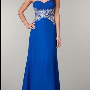 Brand New Royal blue prom dress